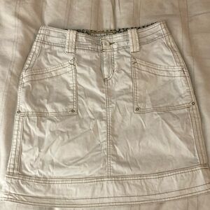 Aventura Off White or Cream Organic Cotton Daily Skirt Size 2